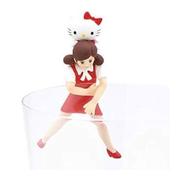 ハローキティ - Aliceコップのフチ子ハローキティー12個セット、バスガイドのフチ子 ハローキティ - Aliceコップのフチ子ハローキティー12個セット
